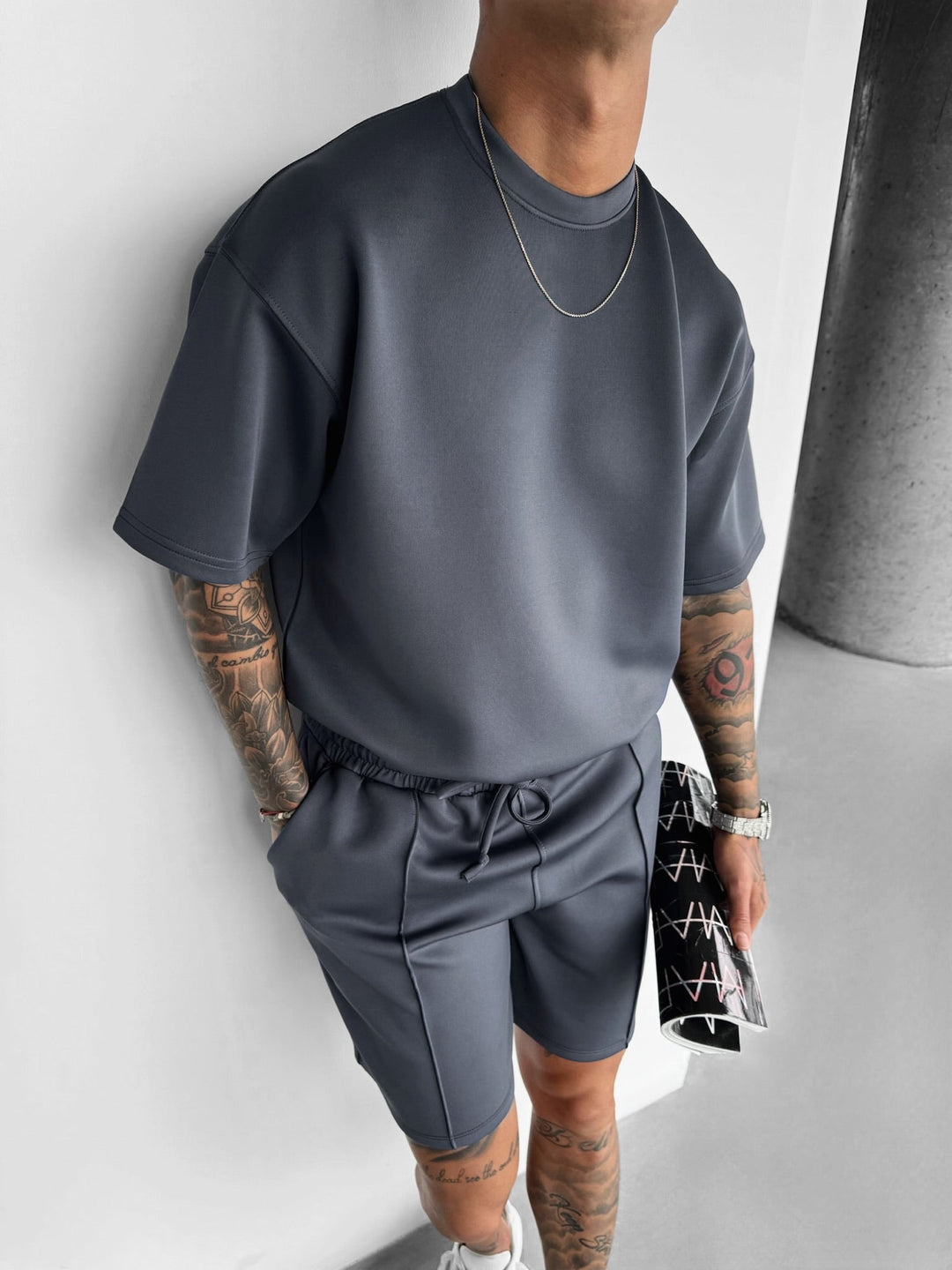 Koszulka Diver Regular Fit - Antracyt