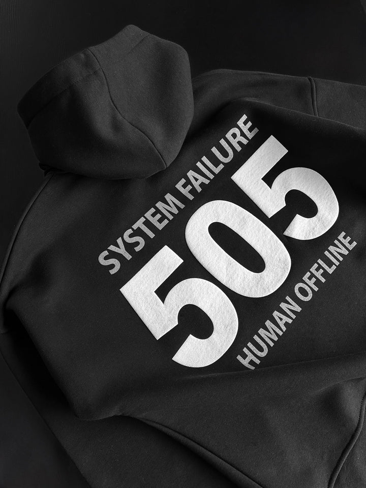 Oversize 505 Hoodie - Czarny