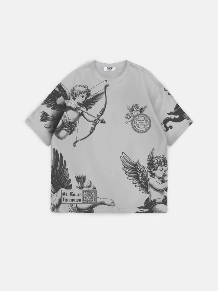 T-Shirt Oversize Guardian Angels - Szary