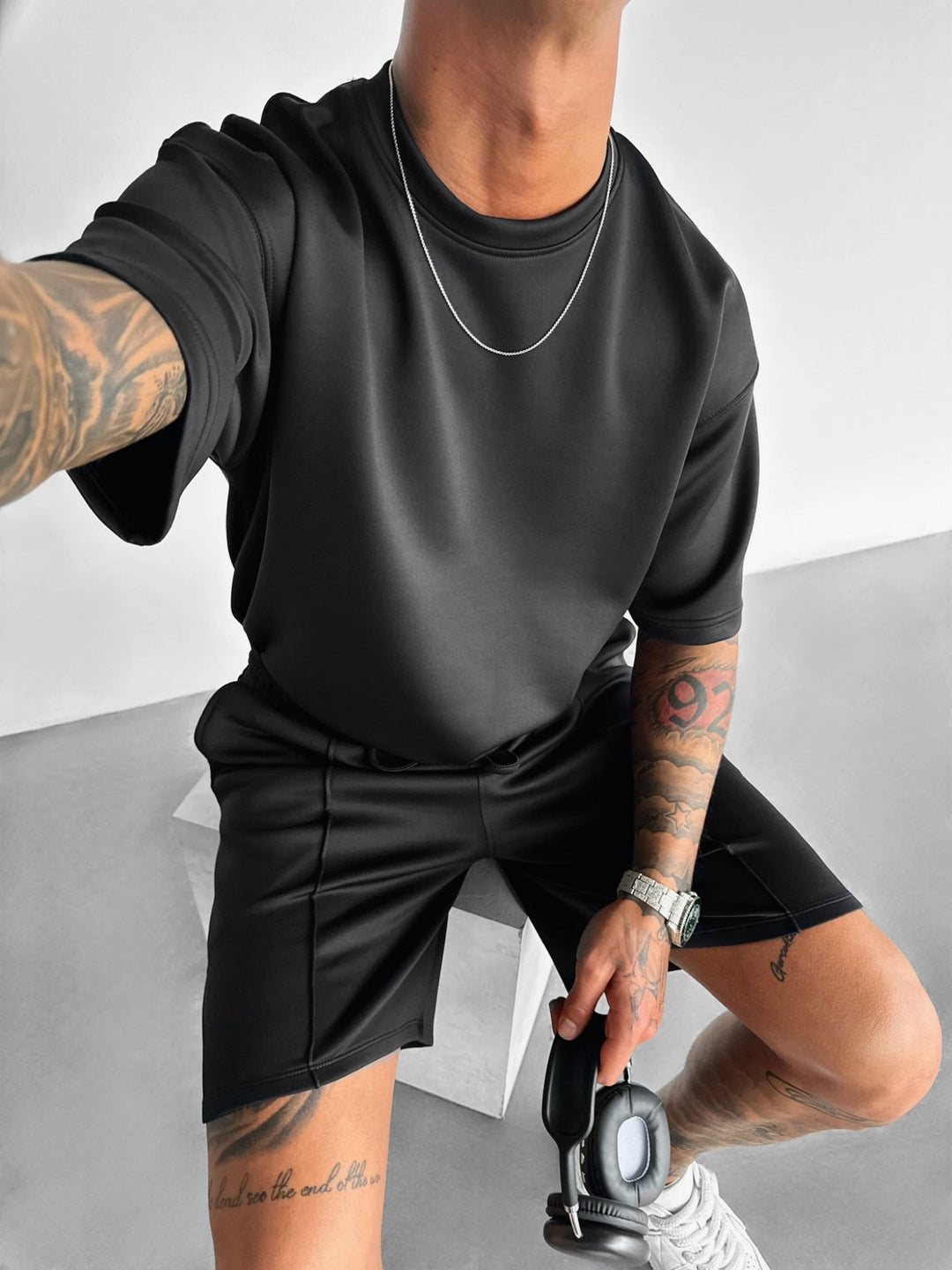 Koszulka Diver Regular Fit - Czarna