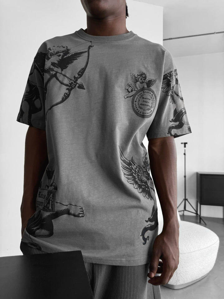 T-Shirt Oversize Guardian Angels - Antracyt