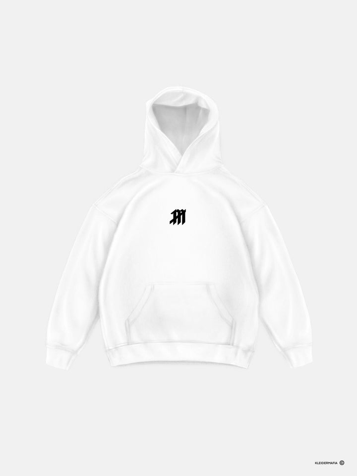 Oversize Mouse Hoodie - Biały