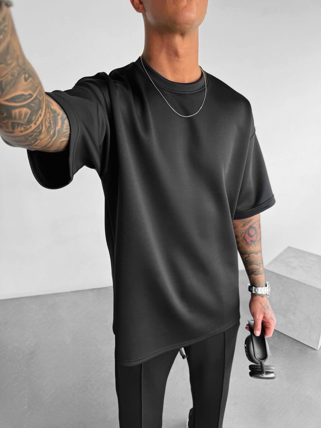 Koszulka Diver Regular Fit - Czarna
