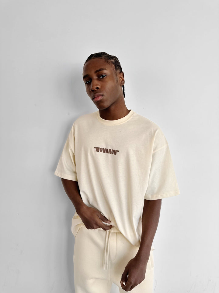 T-Shirt Oversize Monarch - Antique White