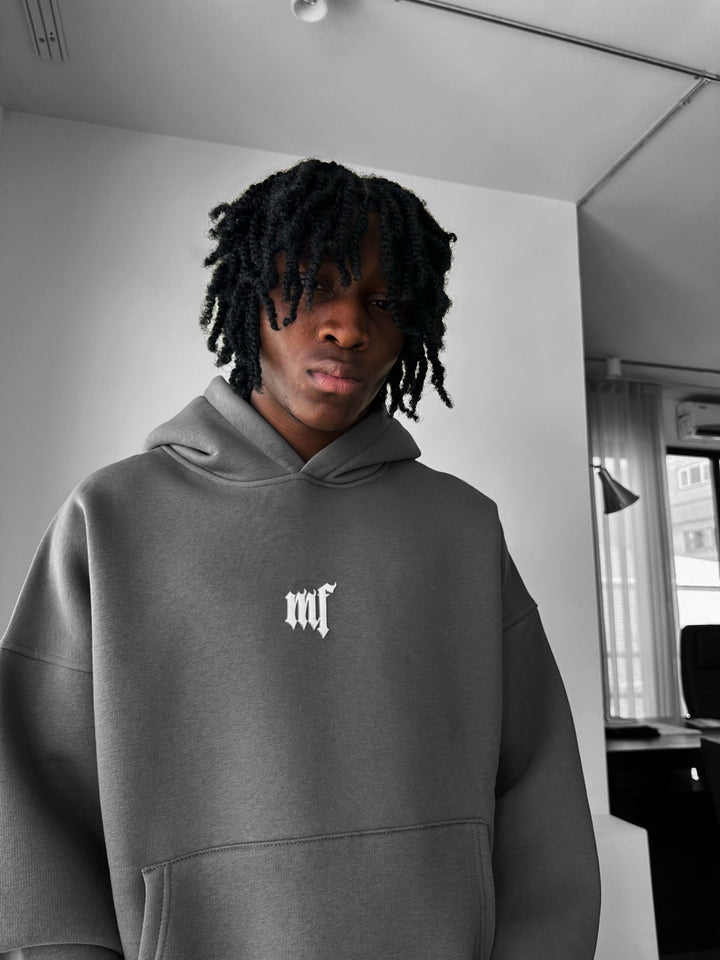 Oversize “EX” Hoodie - Antracyt