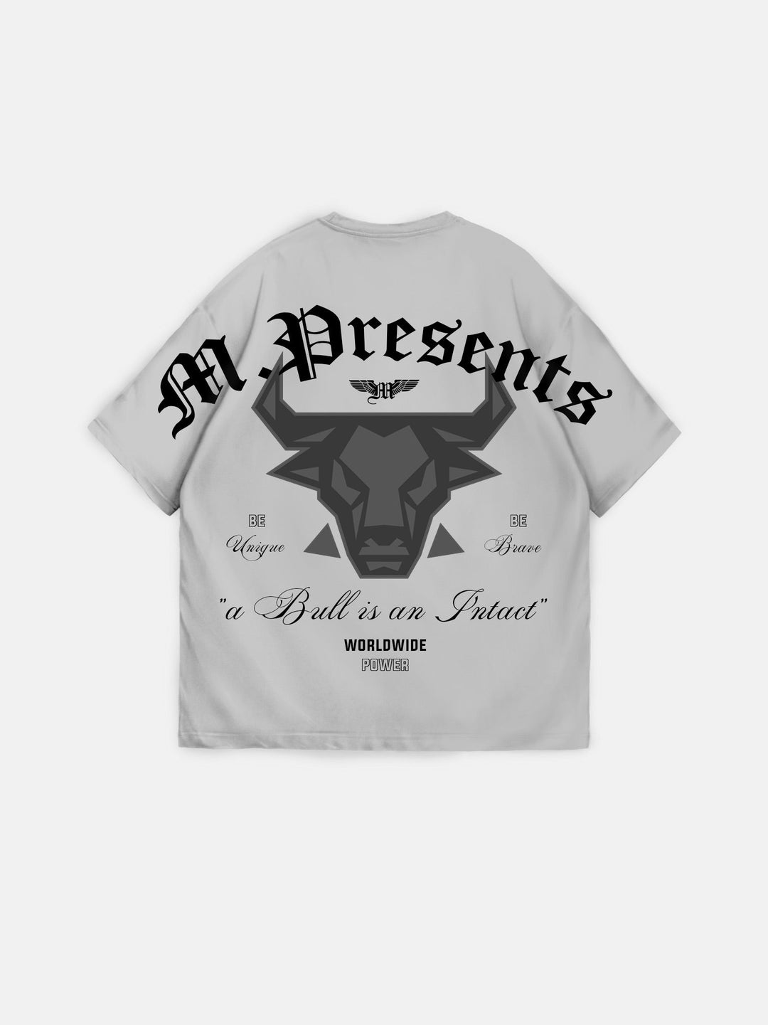 Koszulka Oversize Bull Worldwide - Szara