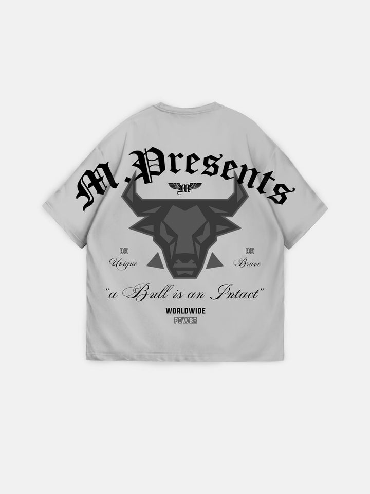 Koszulka Oversize Bull Worldwide - Szara