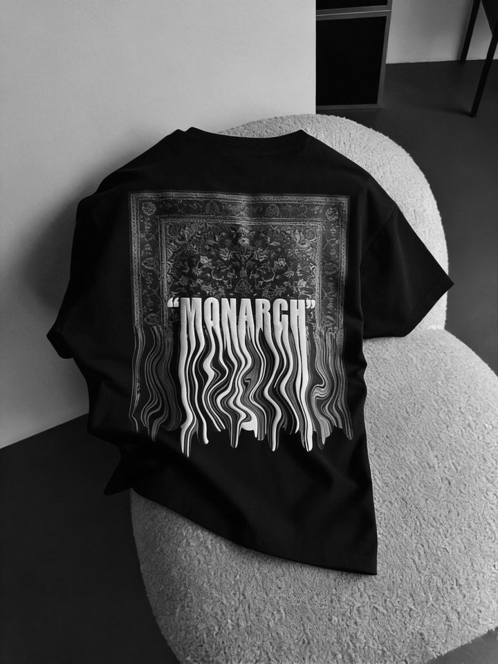 Oversize Monarch T-Shirt - Czarny i Biały