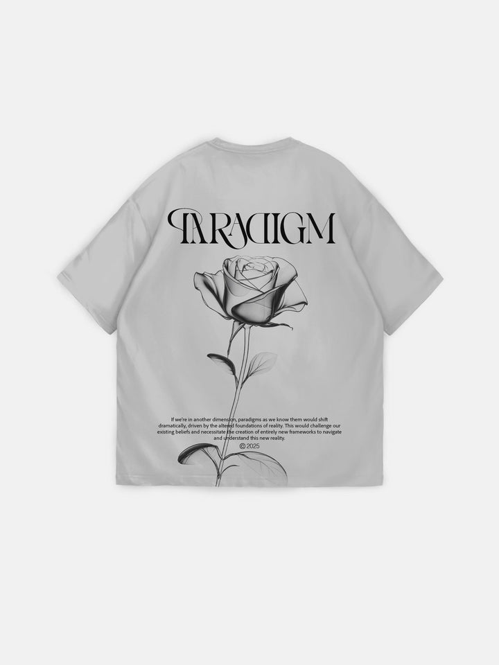 T-shirt Oversize Paradigm - Szary