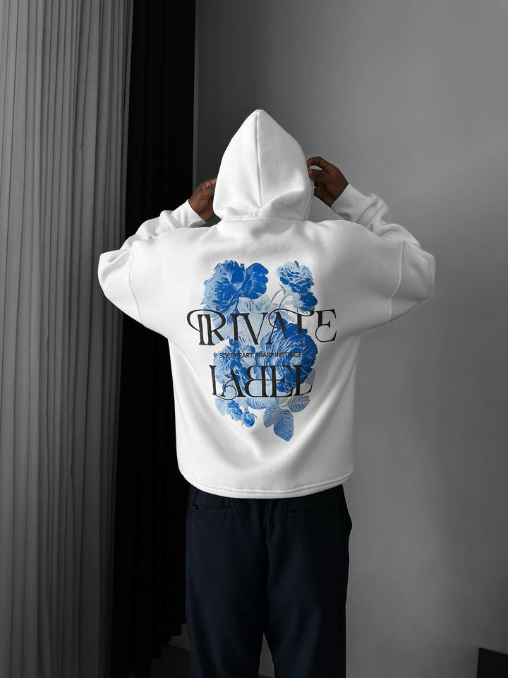 Hoodie Oversize z Prywatną Metką - Ecru