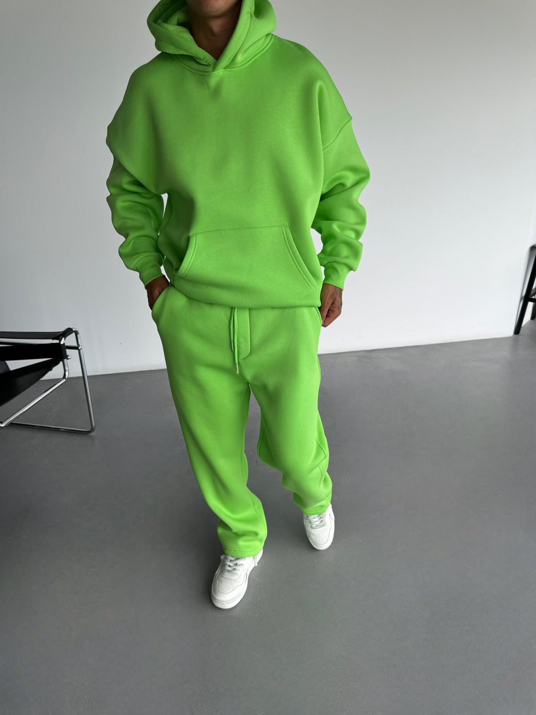 Spodnie Basic - Neonowy Slime