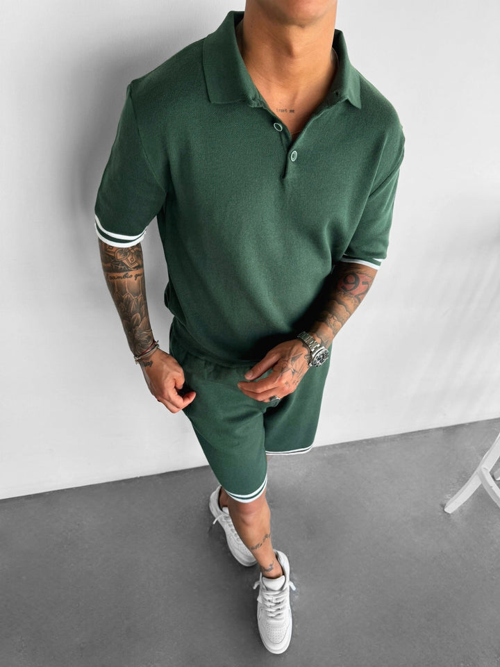 T-shirt Regular Fit - Ciemny Las