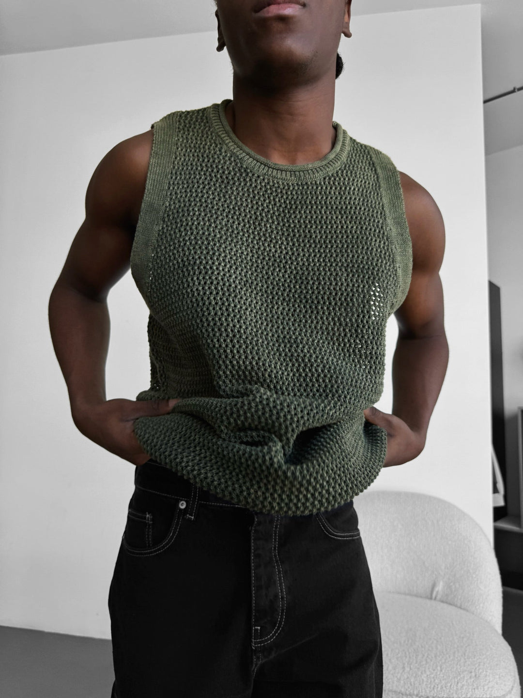 Oversize Prany Top - Khaki