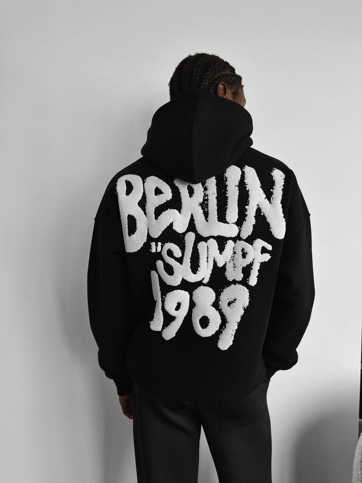 Oversize Berlin "Sumpf" Hoodie - Czarny
