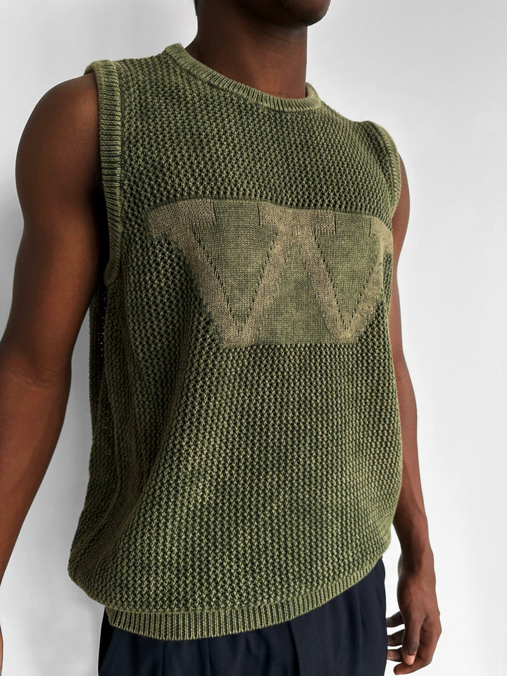 Oversize Przeciągany Knit &