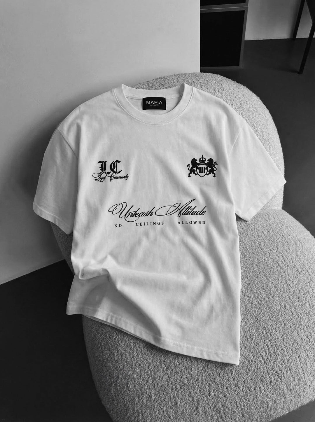 T-shirt Oversize Lokalny - Ecru