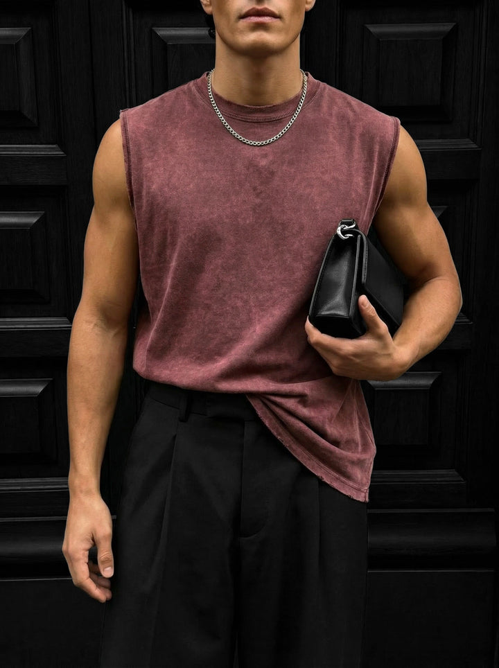 Oversize Prany TankTop - Bordeaux