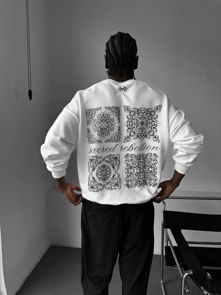 Sweter Oversize Sacred Rebellion - Ecru