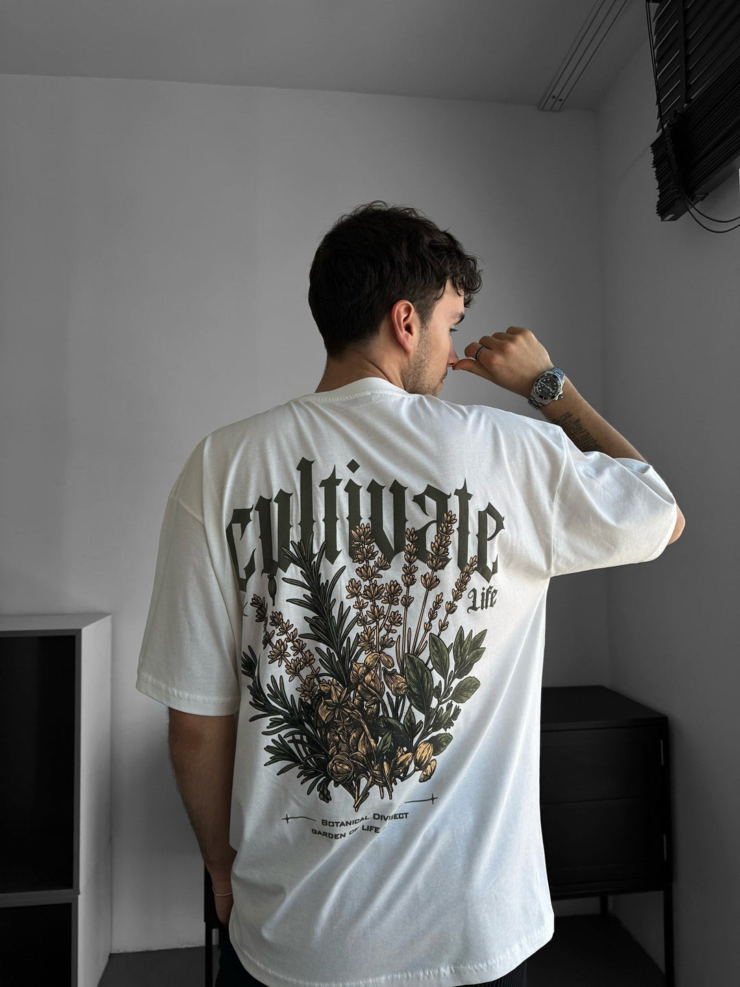 Koszulka Oversize Cultivate - Ecru