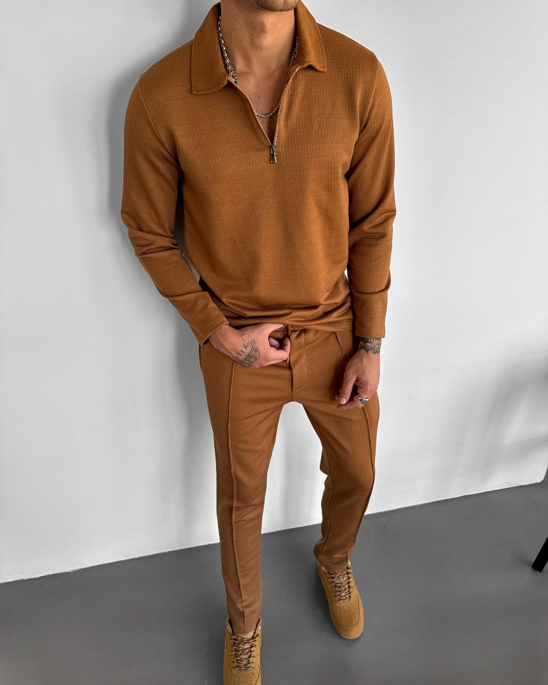 Koszulka Polo Comfort Suit - Camel