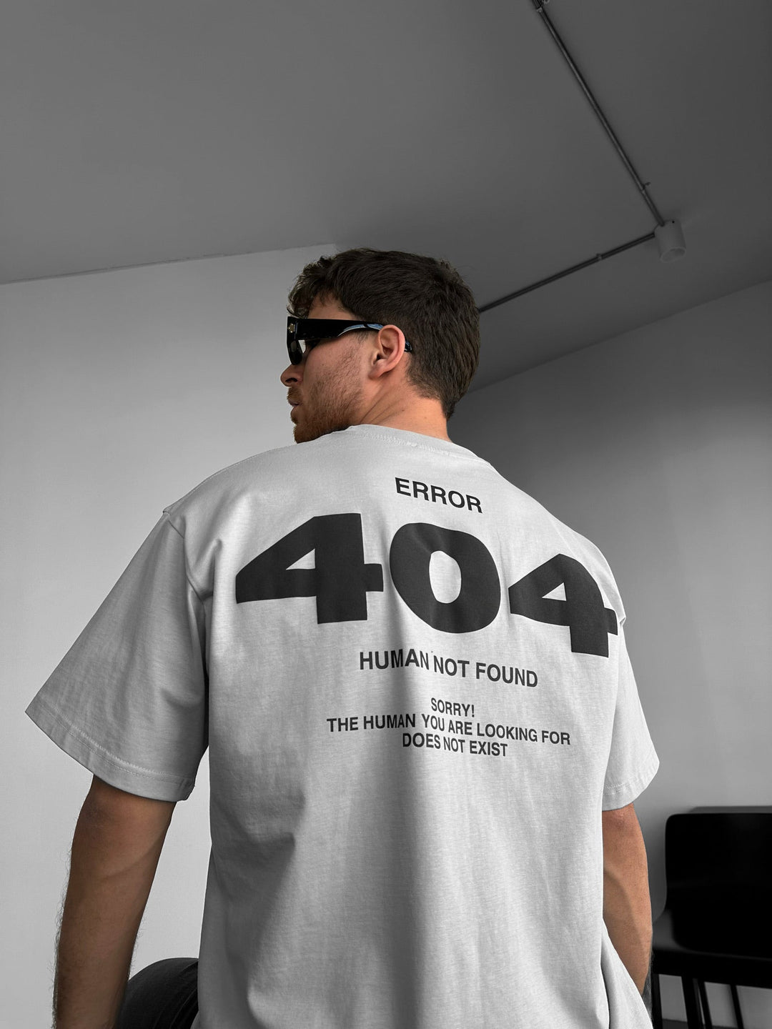 T-shirt Oversize 404 - Szary