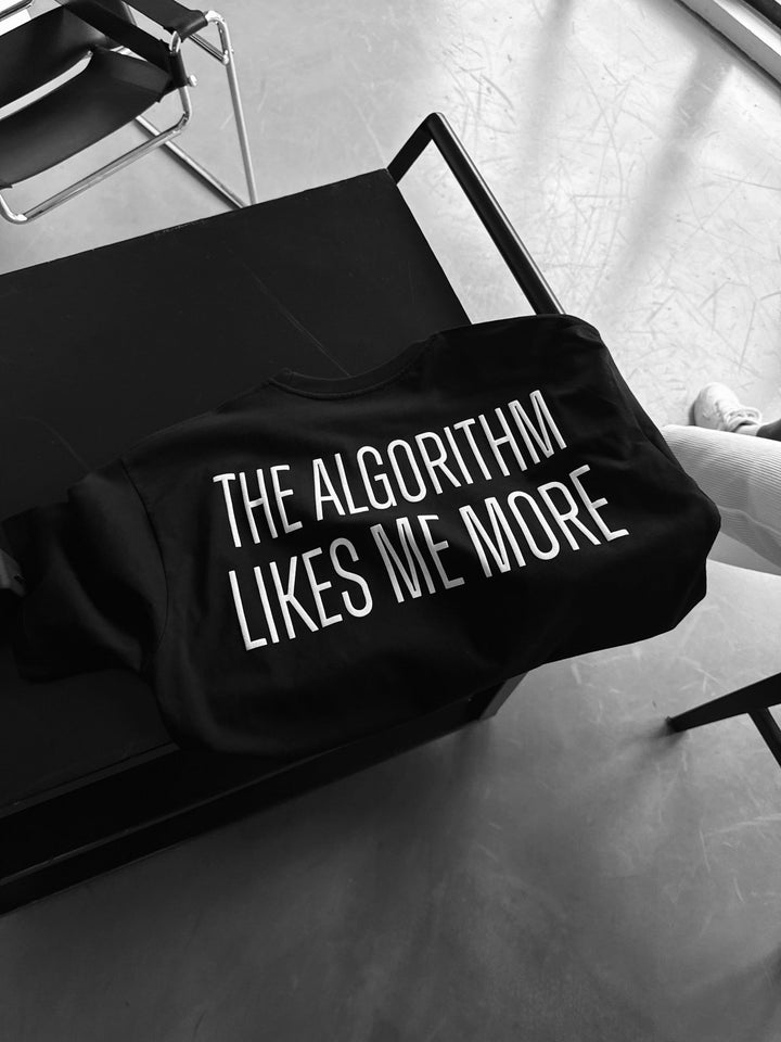 Oversize "Algorytm" T-Shirt - Czarny i Biały