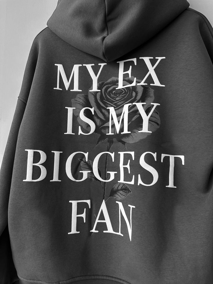 Oversize “EX” Hoodie - Antracyt