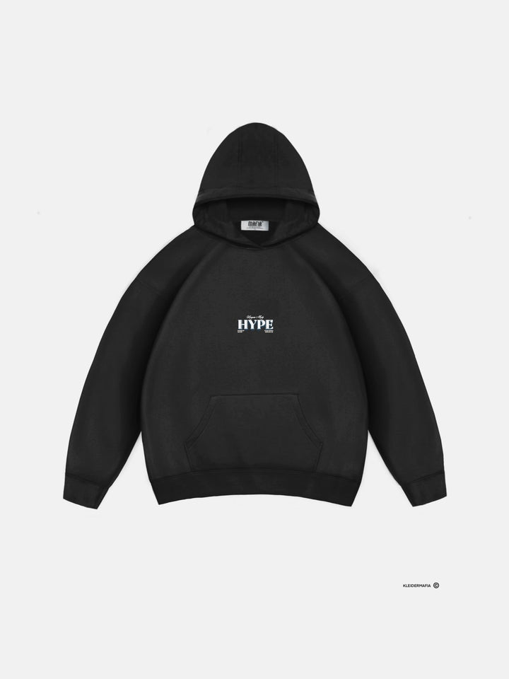 Oversize Hype Hoodie - Czarne
