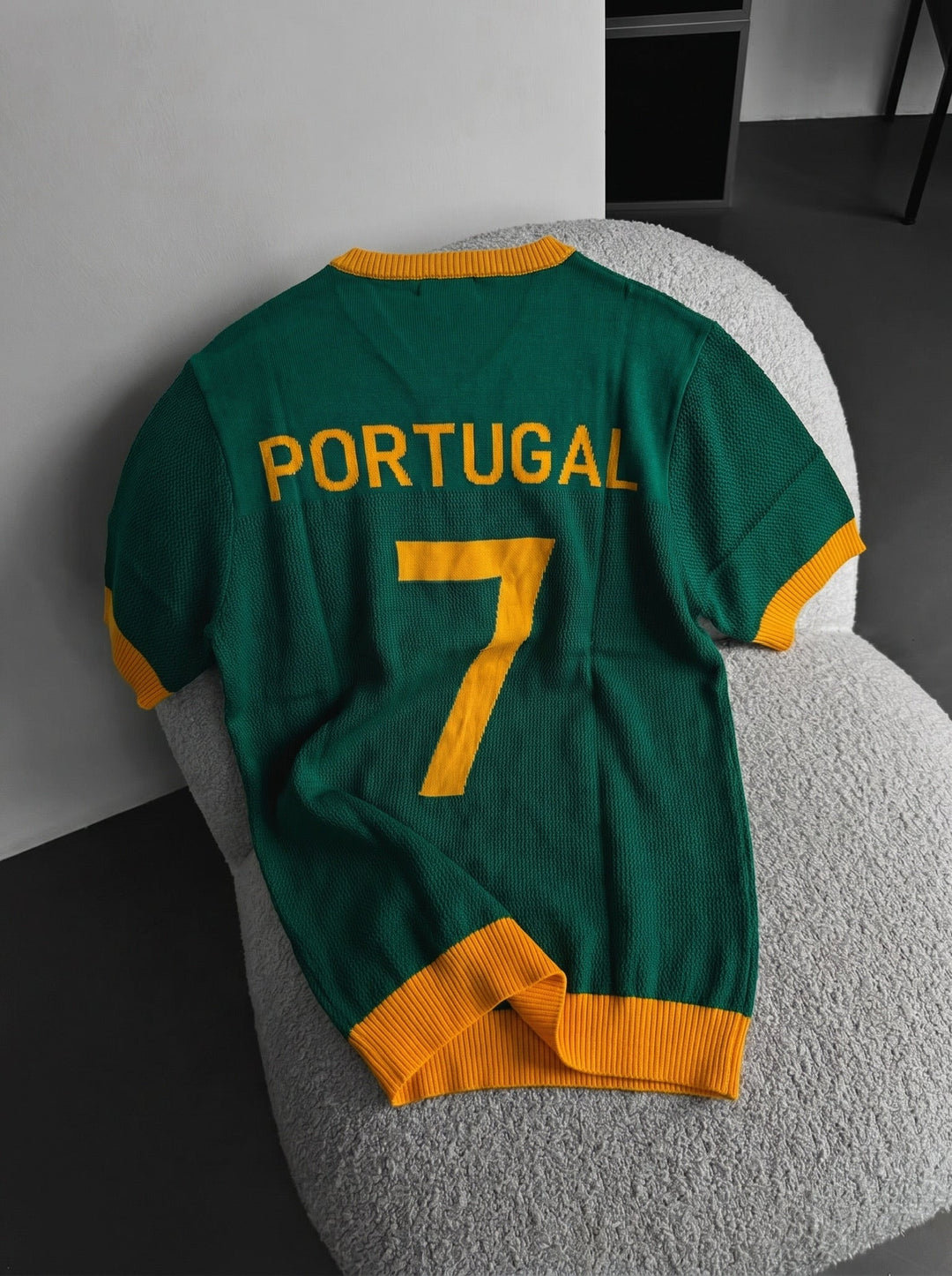 Oversize Portugal Knit T-shirt - Zielony