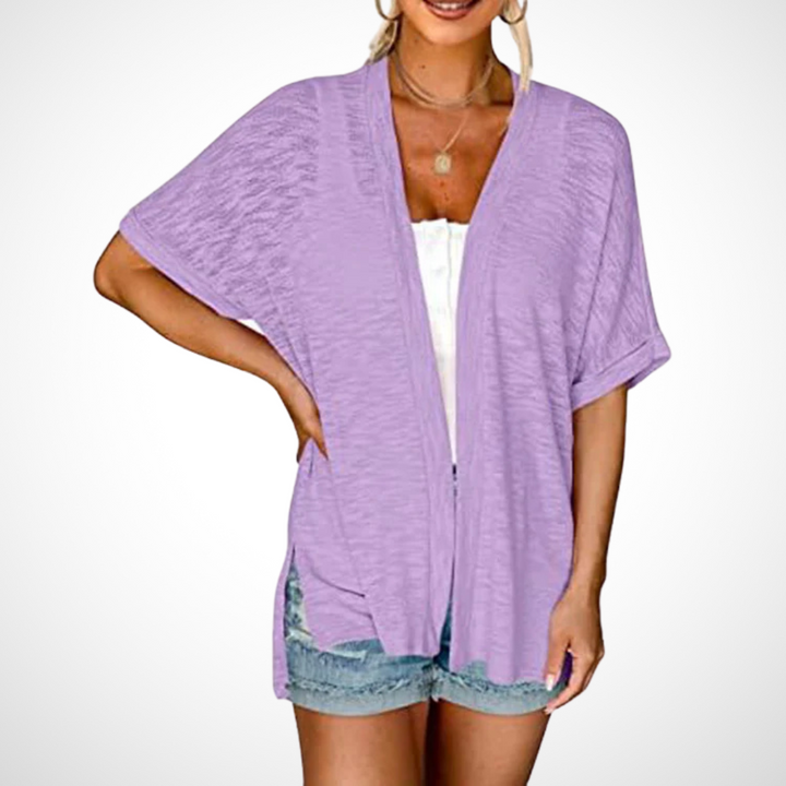 Swobodny kardigan bez zapięcia