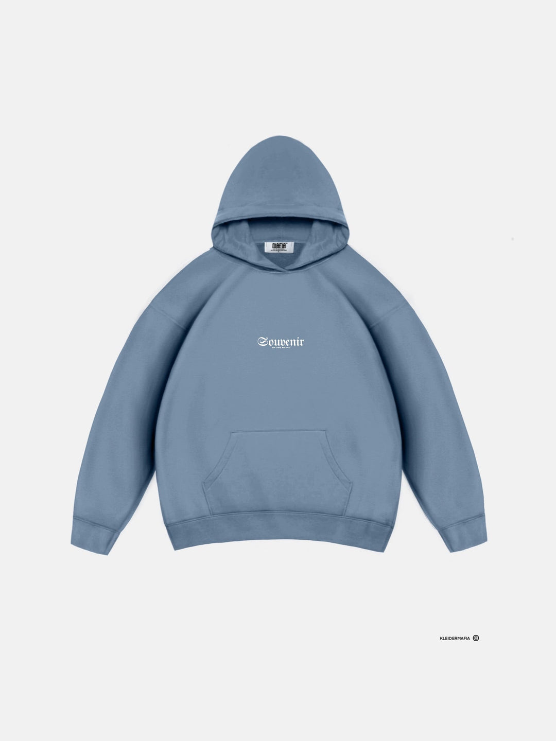 Oversize Souvenir Hoodie - Wyblakły Dżins