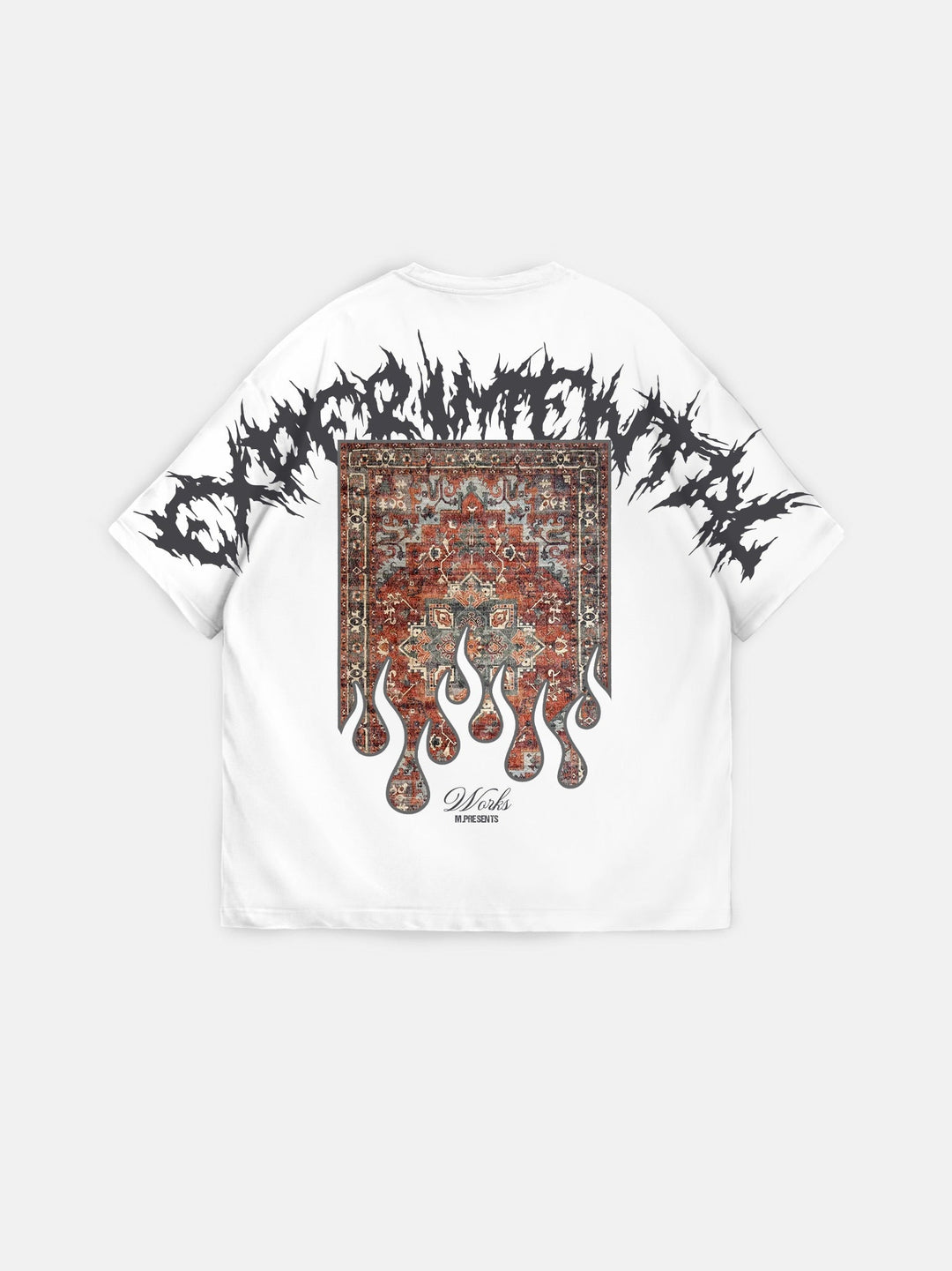 Oversize Experimental T-Shirt - Ecru