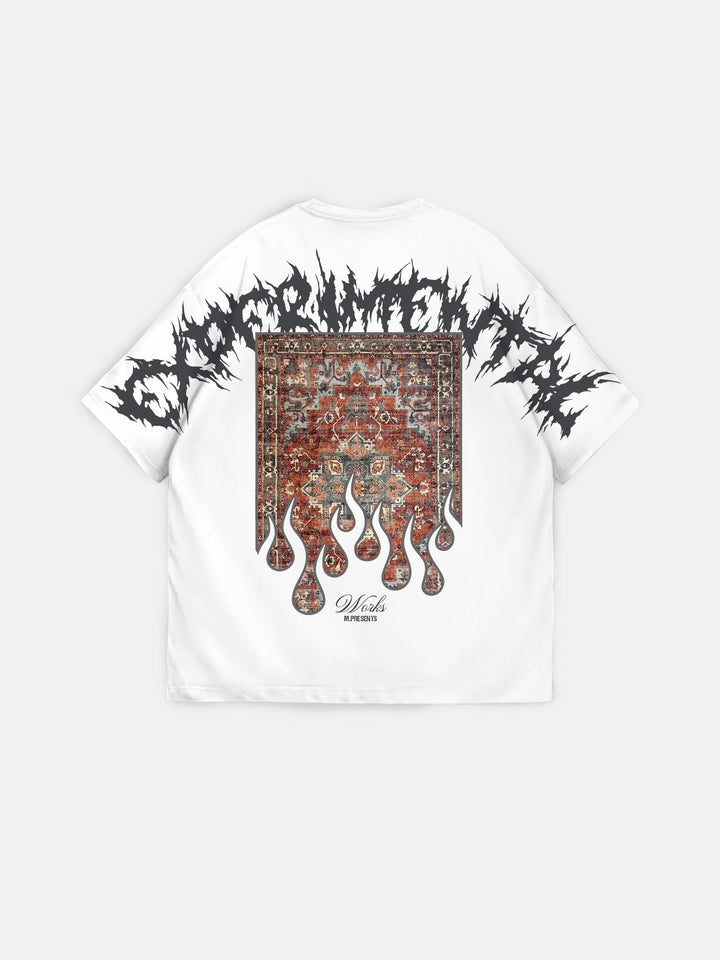 Oversize Experimental T-Shirt - Ecru