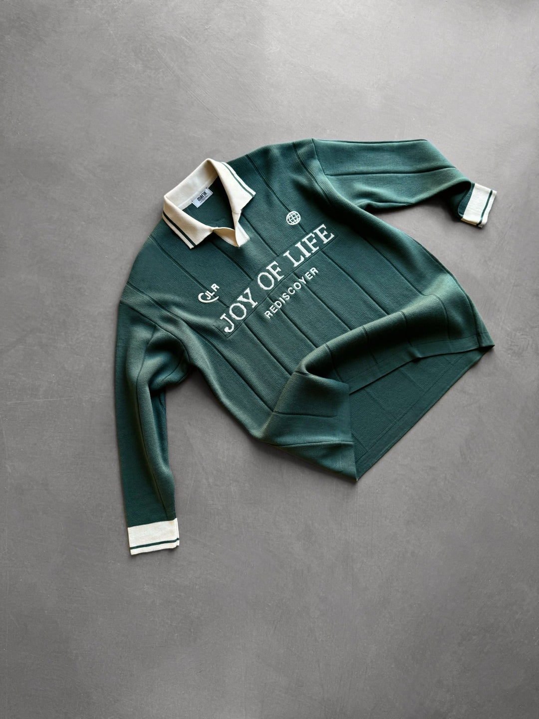 Luźny Sweter Polo JLR - Petrol