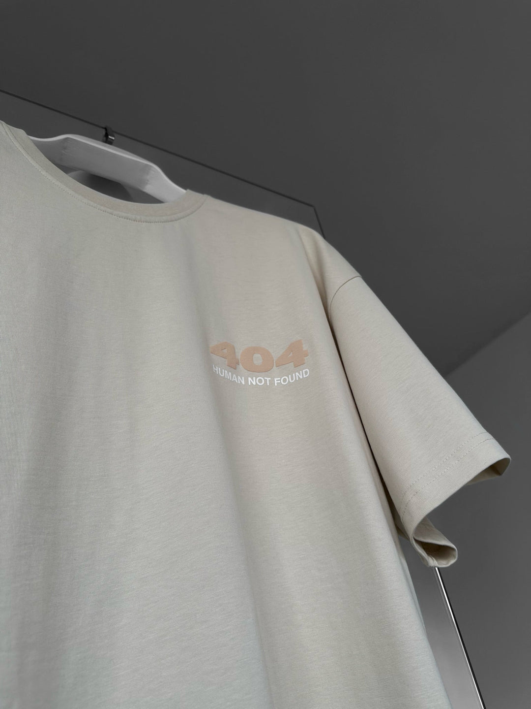 T-shirt Oversize 404 - Beżowy