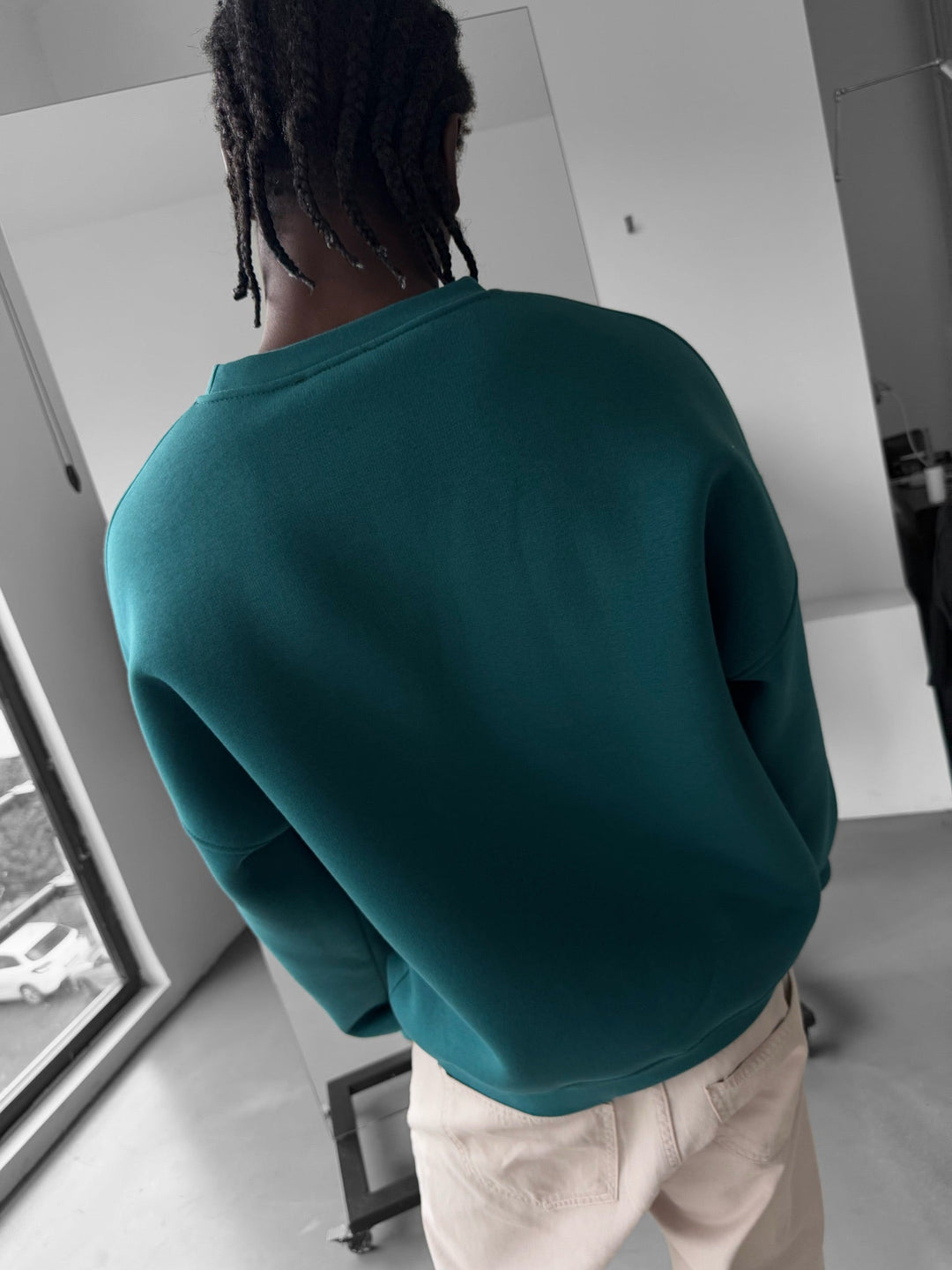 Oversize Basic Sweater - Morska Mchy