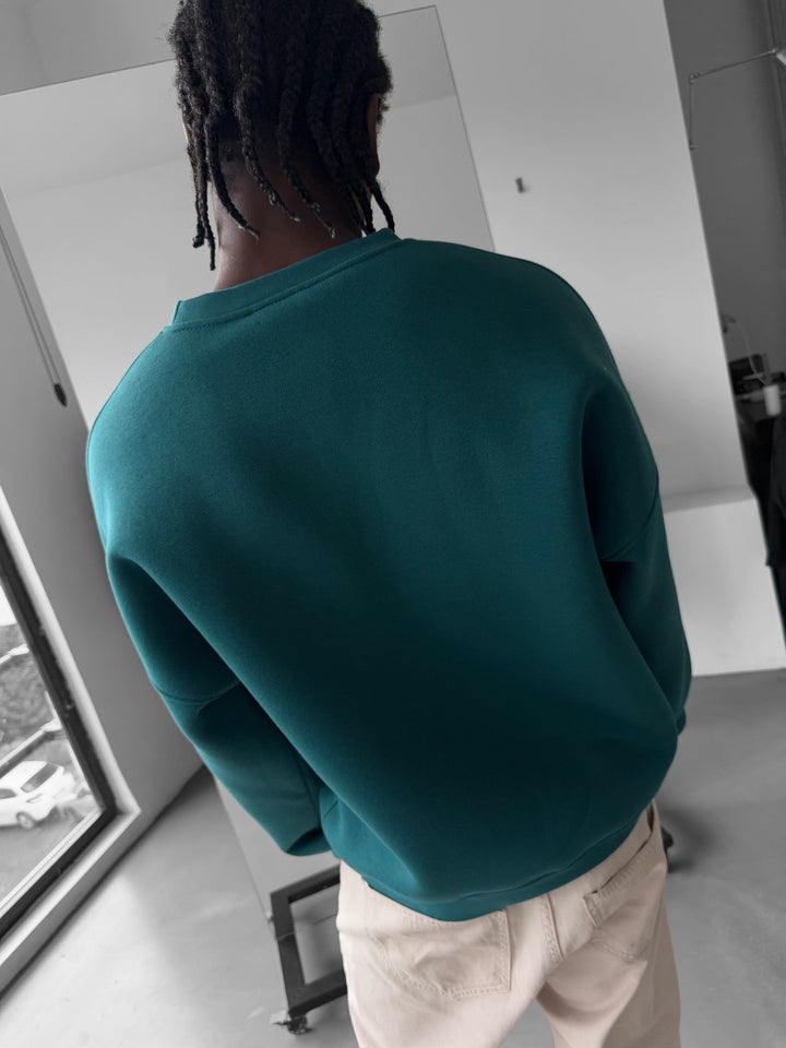 Oversize Basic Sweater - Morska Mchy