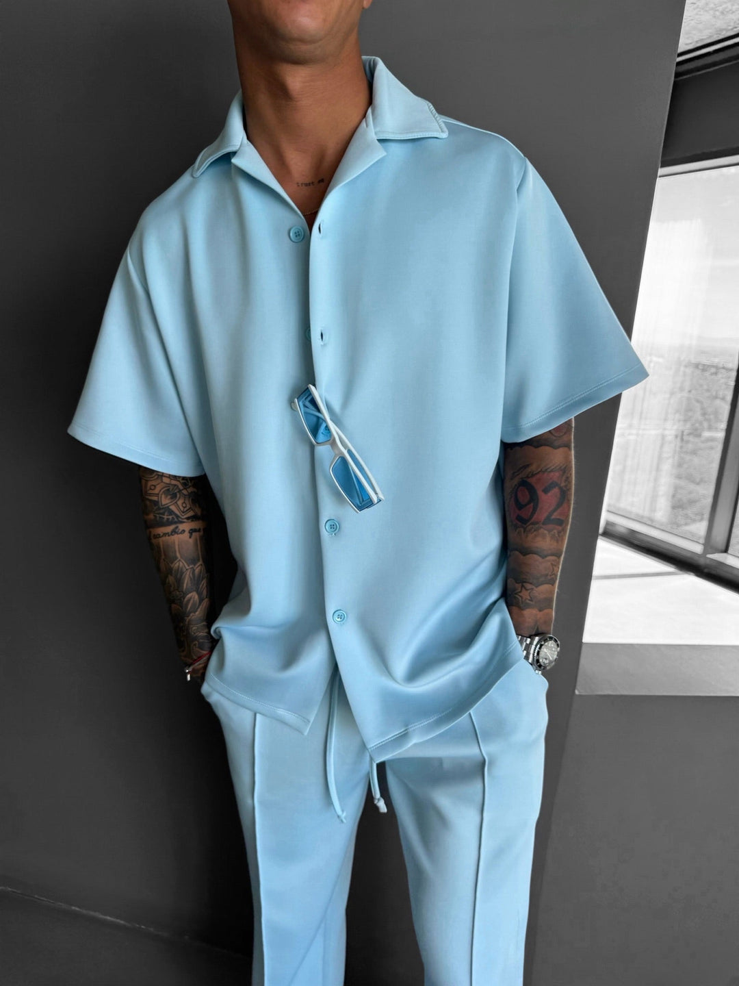 Koszula Diver Oversize - Baby Blue