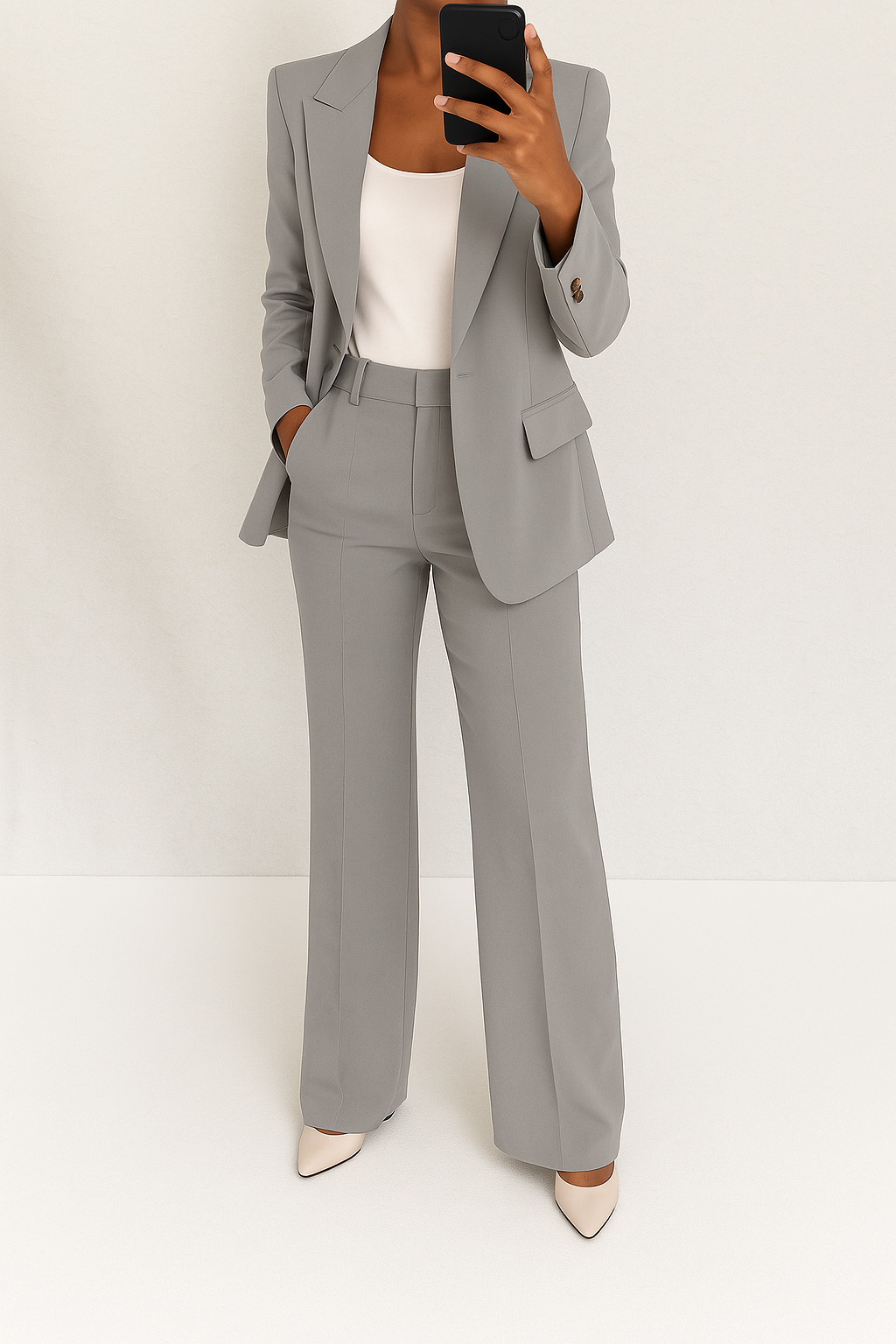 Chic Two-Piece marynarka &amp; Trouser zestaw
