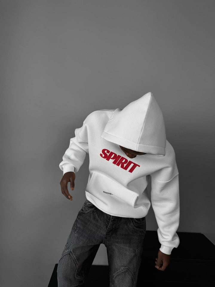 Oversize Spirit Hoodie - Biały