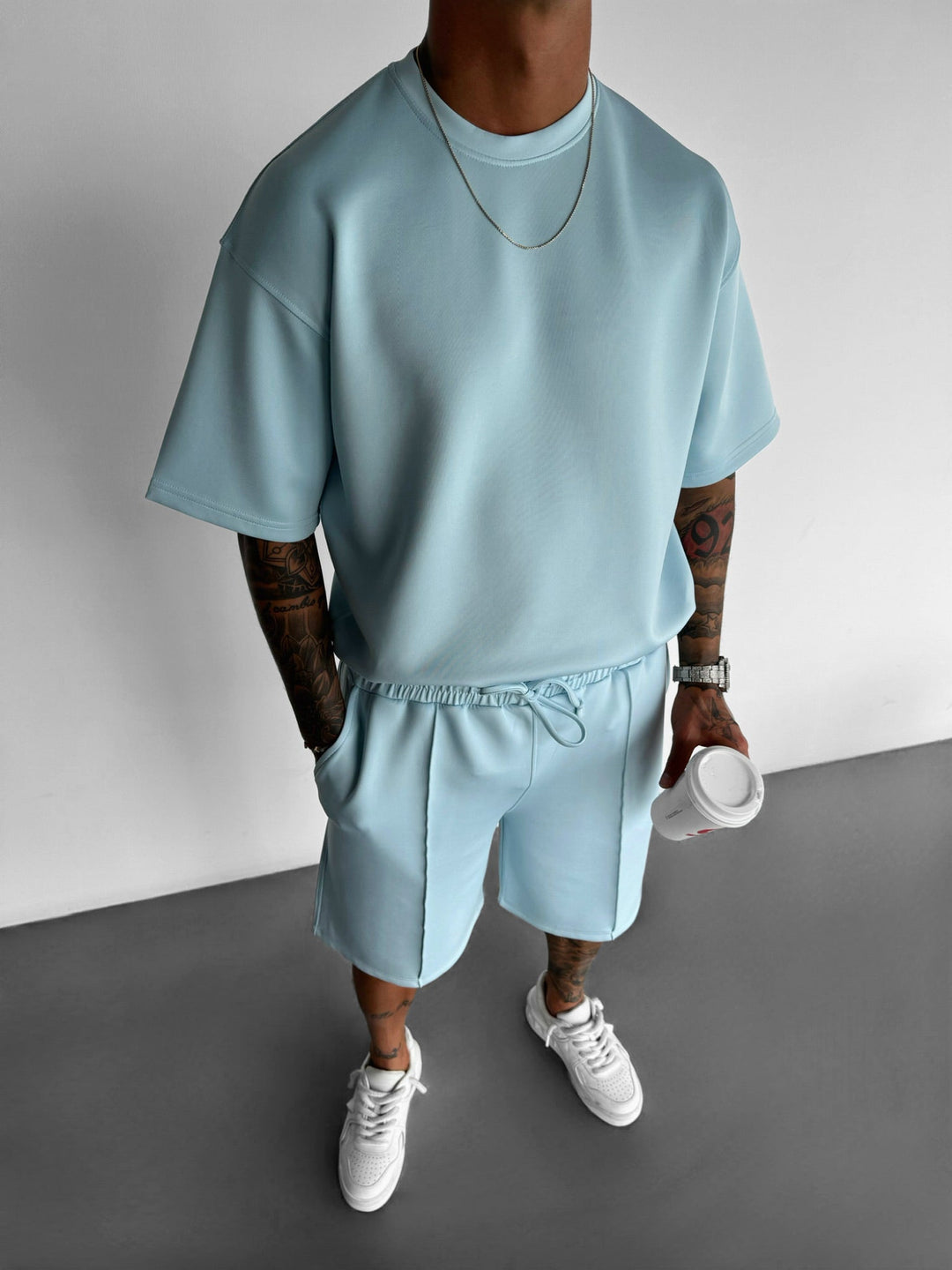Koszulka Diver Regular Fit - Babyblue
