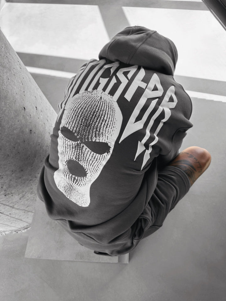 Oversize Gangster Hoodie - Antracyt