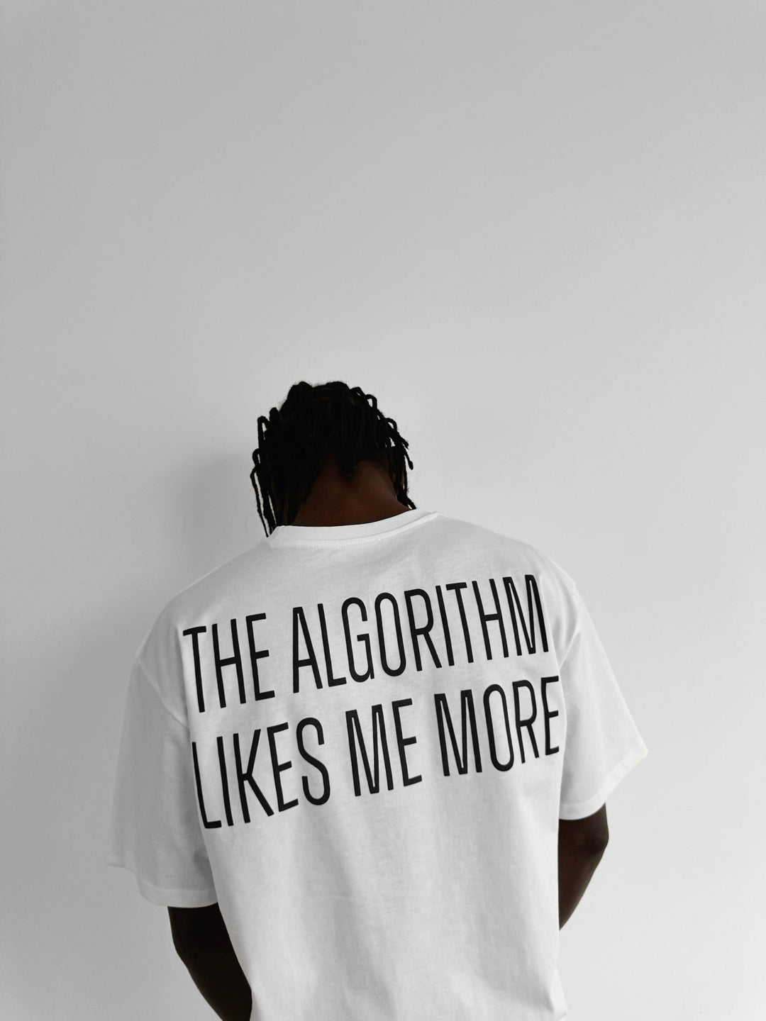 Oversize "Algorytm" T-shirt - Ecru