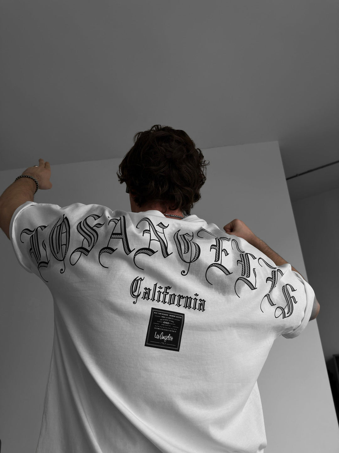 Oversize T-shirt Los Angeles - Ecru