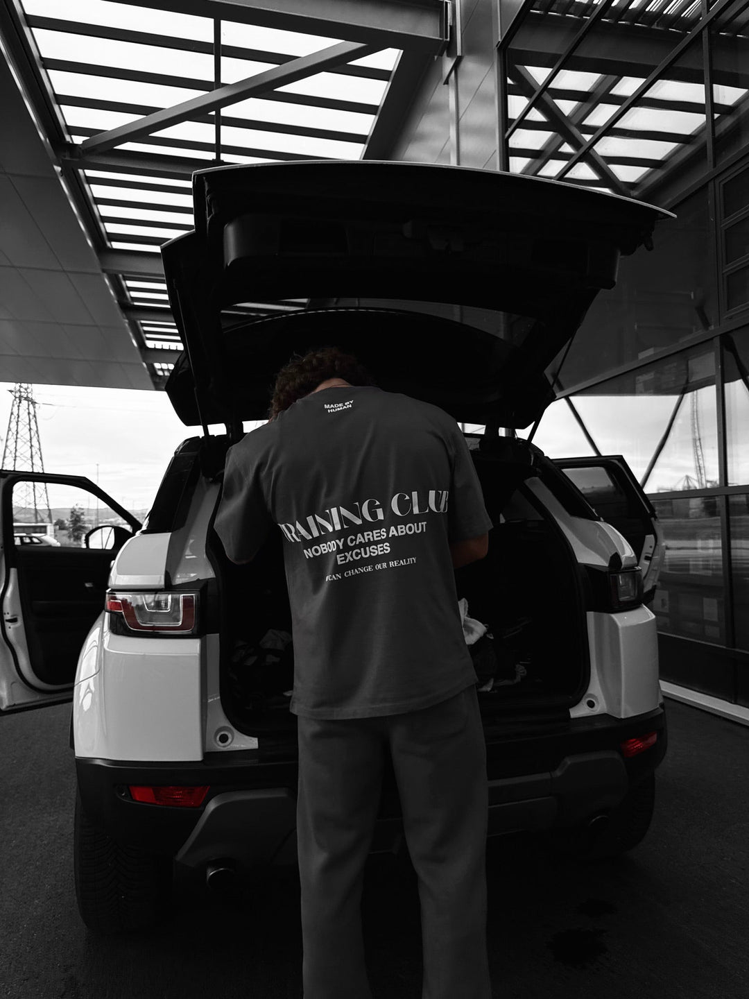 Oversize Training Club T-Shirt - Antracyt