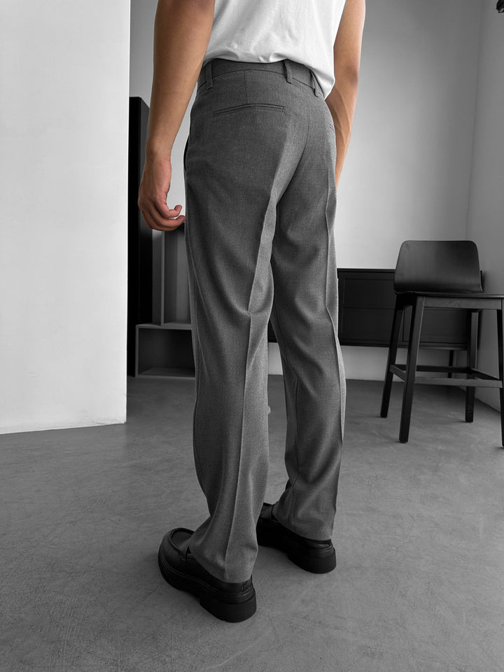 Spodnie Relaxed Fit - Antracyt