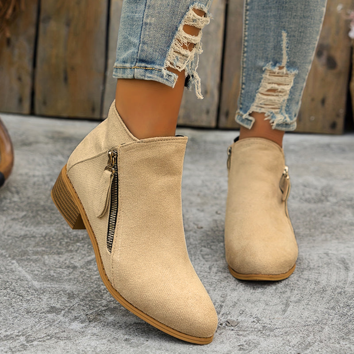 Elegancki wygodny Zipper buty