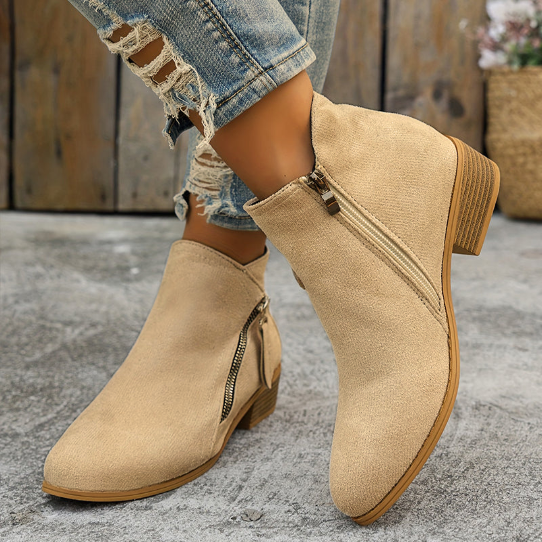 Elegancki wygodny Zipper buty