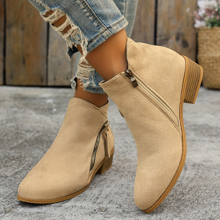 Elegancki wygodny Zipper buty