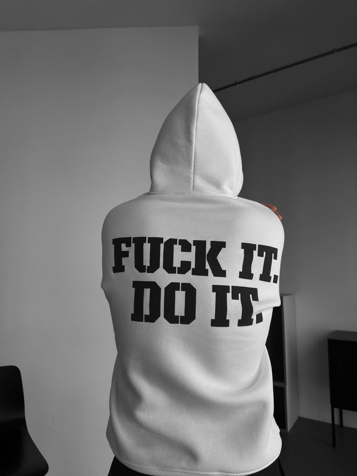 Oversize Do It Hoodie - Ecru